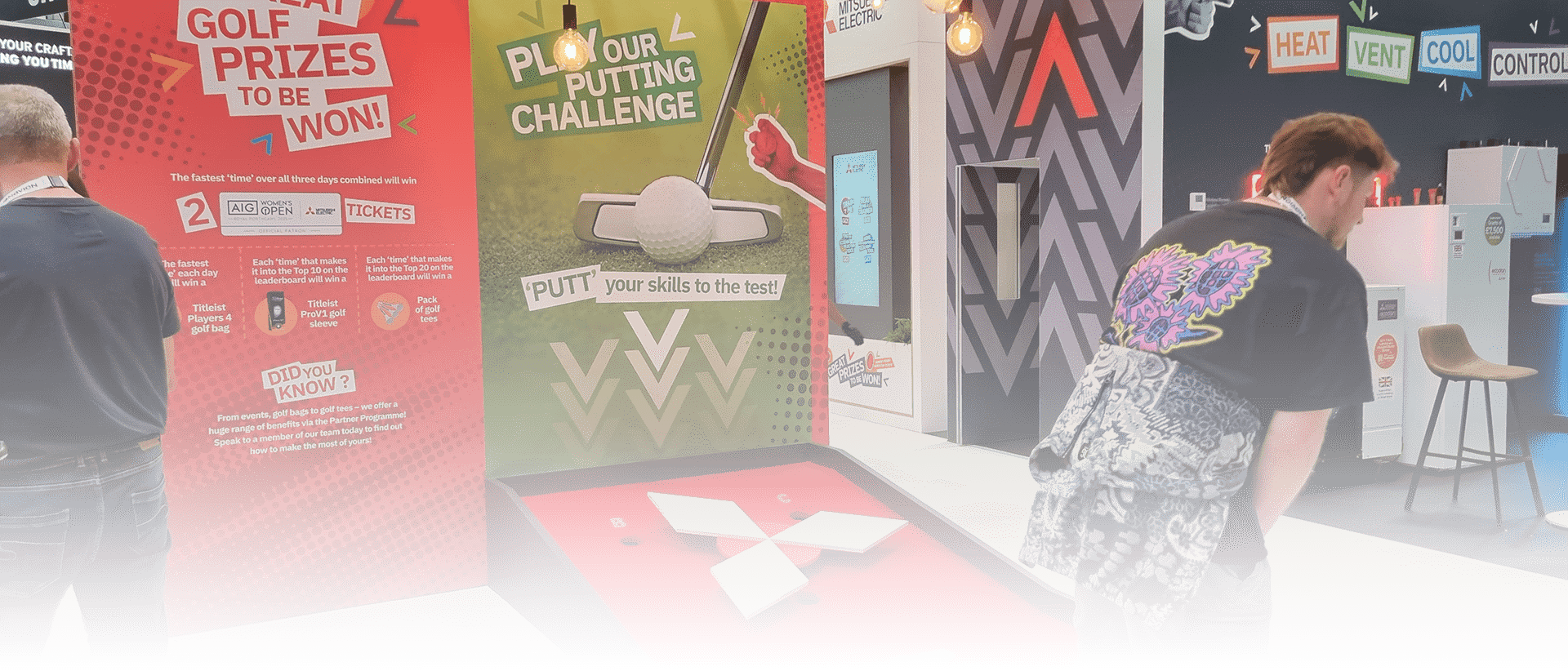Mitsubishi Electric's Putting Challenge at The Installer Show