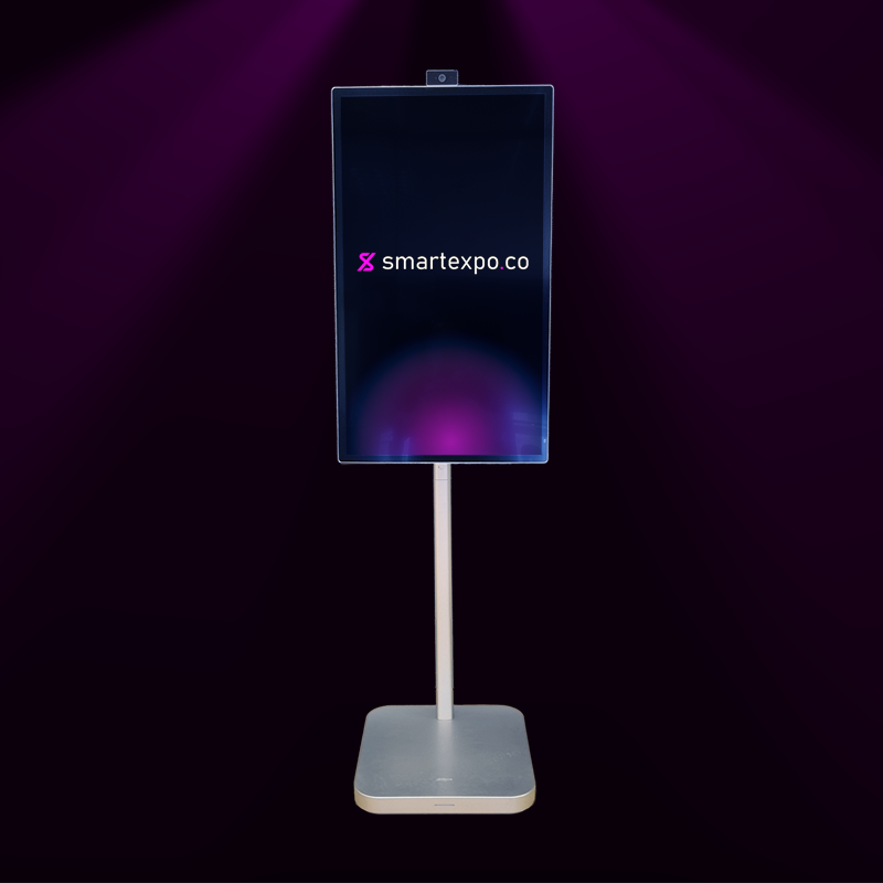 SmartExpo touch screen in portrait orientation