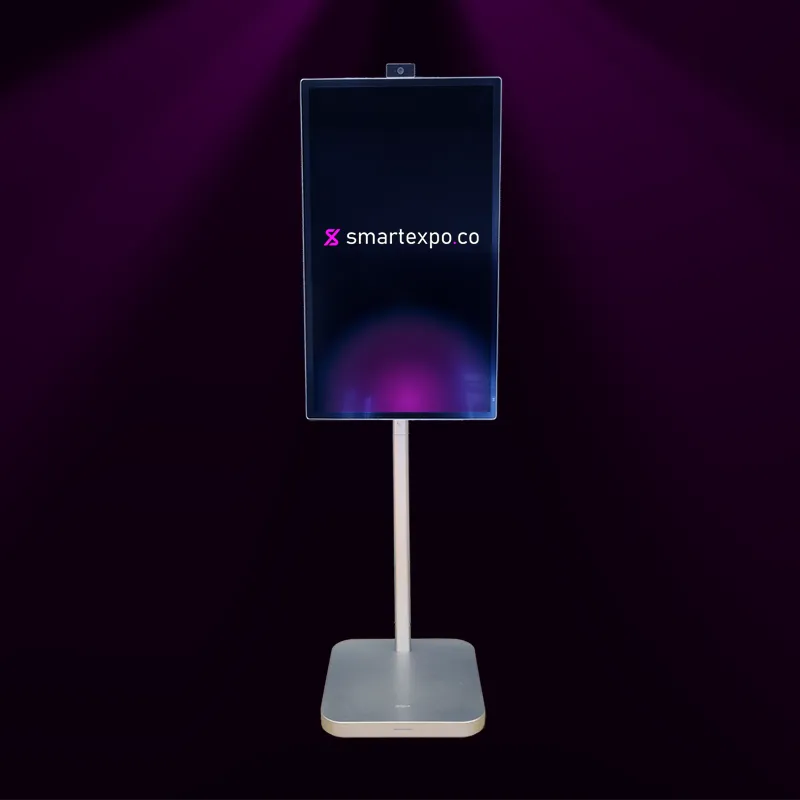 SmartExpo touch screen in portrait orientation
